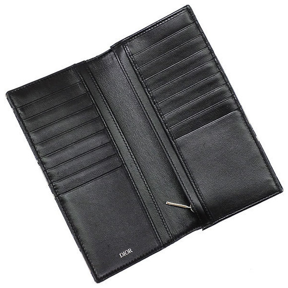 Dior Vertical Long Wallet Oblique Jacquard - Picture 7 of 9